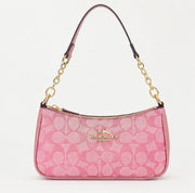 Pink Monogram Shoulder Bag – Stylish Everyday Handbag