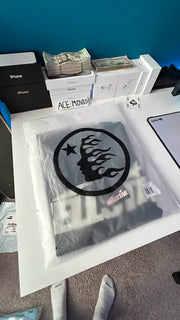 Hellstar Tee Black with white logo - StockX Passing