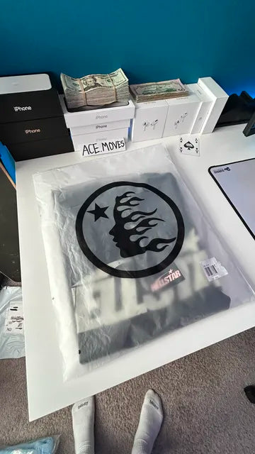Hellstar Tee Black with white logo - StockX Passing
