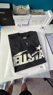 Hellstar Tee Black with white logo - StockX Passing