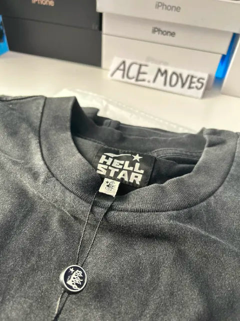 Hellstar Tee Black with white logo - StockX Passing