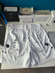 White Skyline Eric Emanuel Shorts - StockX Passing