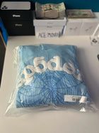Light Blue Sp5der Hoodie - StockX Passing