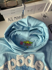 Light Blue Sp5der Hoodie - StockX Passing
